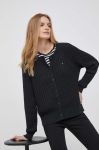 Бавовняний кардиган Tommy Hilfiger колір чорний (3474849)