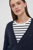 Вовняний кардиган Tommy Hilfiger колір синій легкий (3443686)