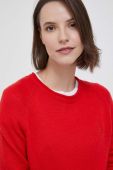 Вовняний светр Tommy Hilfiger жіночий колір червоний легкий (3426197)