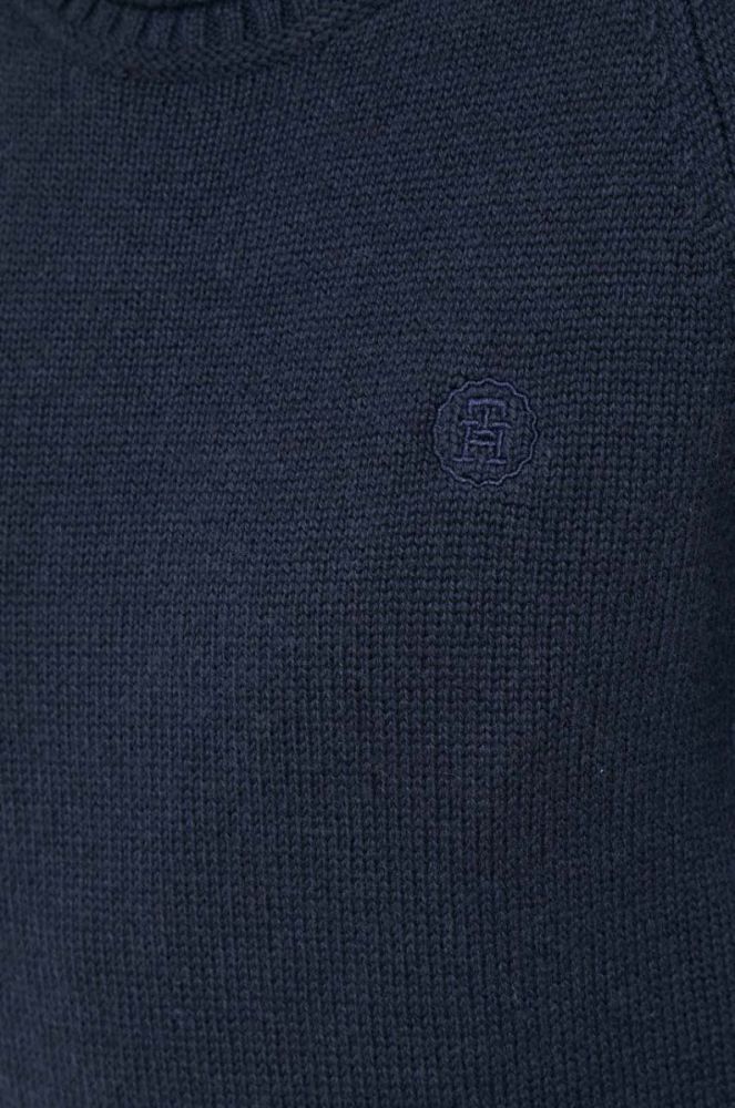 Вовняний светр Tommy Hilfiger жіночий колір синій легкий (3426207) фото 5