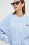Джемпер Tommy Jeans жіночий колір блакитний