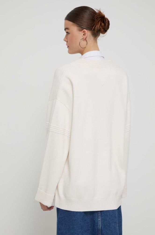 Светр Tommy Jeans жіночий колір бежевий (3578531) фото 3
