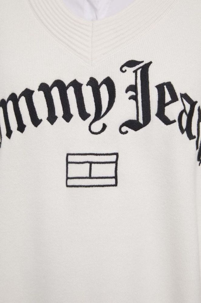 Светр Tommy Jeans жіночий колір бежевий (3578531) фото 5