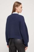 Бавовняний кардиган Tommy Jeans колір синій