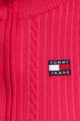 Джемпер Tommy Jeans жіночий колір червоний легкий