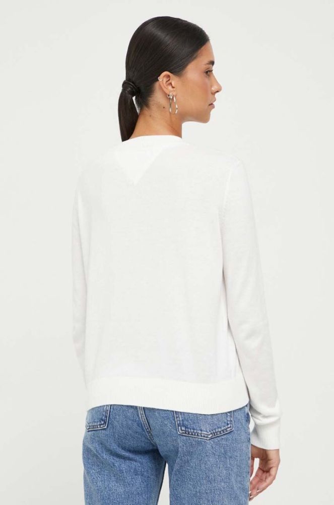 Светр Tommy Jeans жіночий колір бежевий легкий (3432040) фото 3