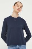 Светр Tommy Jeans жіночий колір синій легкий