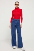 Светр Tommy Jeans жіночий колір червоний легкий гольф (3432134)