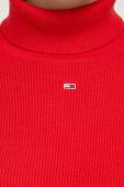 Светр Tommy Jeans жіночий колір червоний легкий гольф (3432134)