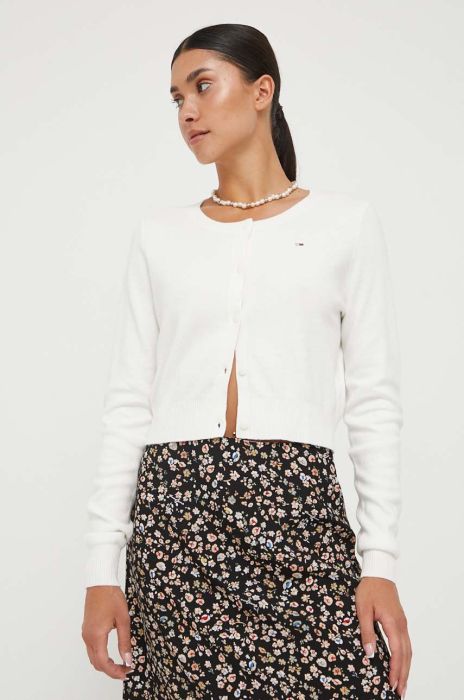 Джемпер Tommy Jeans жіночий колір бежевий легкий (3432145)