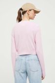 Джемпер Tommy Jeans жіночий колір рожевий легкий (3432148)