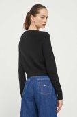 Джемпер Tommy Jeans жіночий колір чорний легкий (3432153)