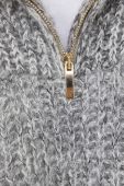 Вовняний светр BA&SH жіночий колір сірий теплий гольф