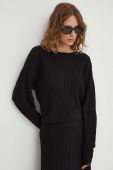 Вовняний светр BA&SH жіночий колір чорний легкий