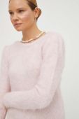 Вовняний светр BA&SH жіночий колір рожевий (3610731)
