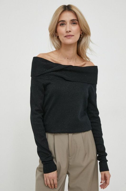 Светр Lauren Ralph Lauren жіночий колір чорний