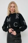 Вовняний светр Marciano Guess жіночий колір чорний