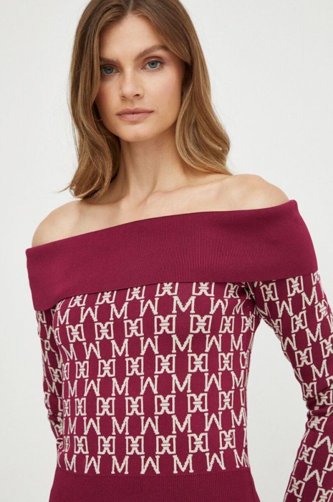 Светр Marciano Guess жіночий колір бордовий фото 4