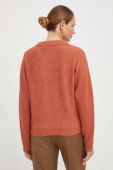 Вовняний светр Tiger Of Sweden жіночий колір помаранчевий легкий