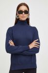 Вовняний светр Patrizia Pepe жіночий колір синій гольф