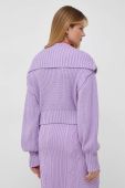 Светр Patrizia Pepe жіночий колір фіолетовий гольф