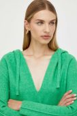 Светр з домішкою вовни Patrizia Pepe жіночий колір зелений легкий