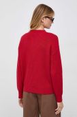 Вовняний светр Patrizia Pepe жіночий колір червоний півгольф