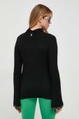 Вовняний светр Patrizia Pepe жіночий колір чорний півгольф