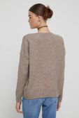 Светр з домішкою вовни Superdry жіночий колір бежевий теплий (3578543)