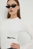 Светр Karl Lagerfeld Jeans жіночий колір білий легкий
