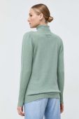 Светр з кашеміру Twinset колір зелений легкий гольф