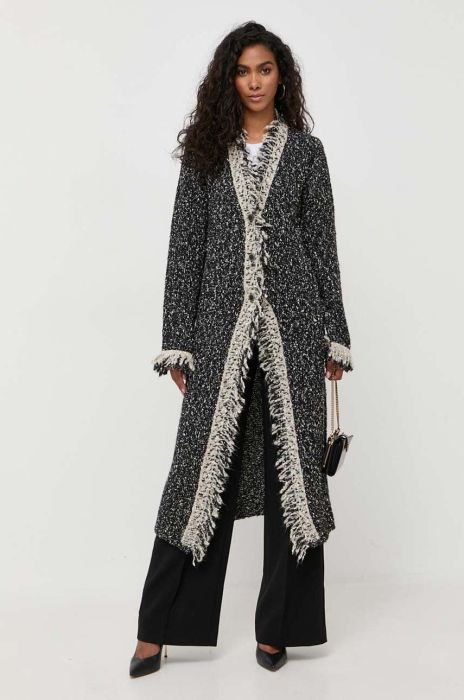 Кардиган з домішкою вовни Twinset колір чорний (3524372)