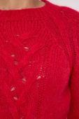 Вовняний светр Twinset жіночий колір червоний легкий