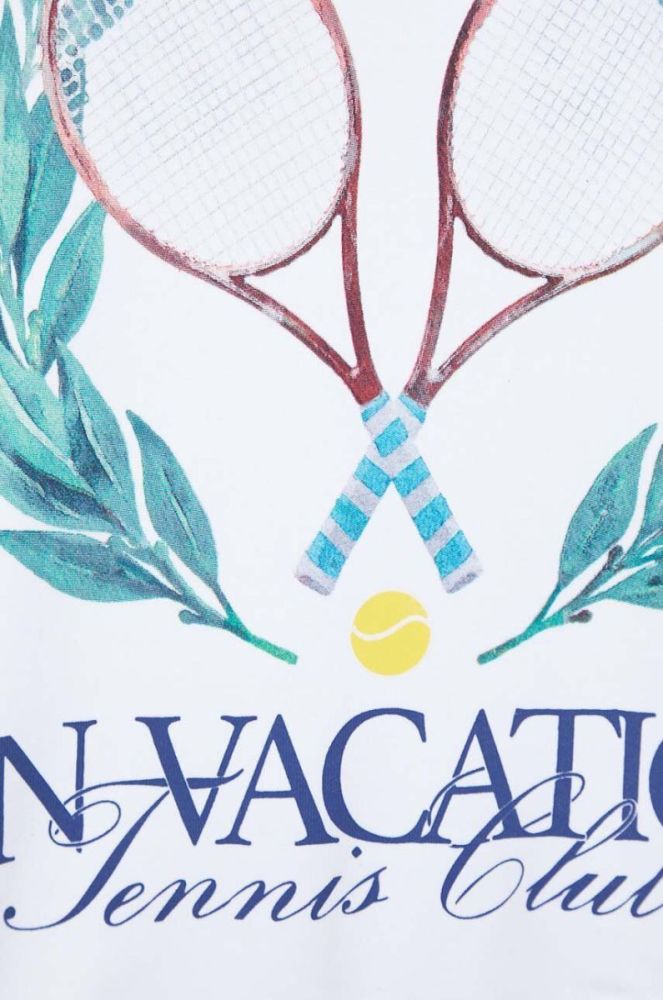 Кофта On Vacation колір білий з принтом фото 6