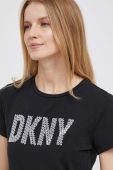 Футболка Dkny жіночий колір чорний (3474858)