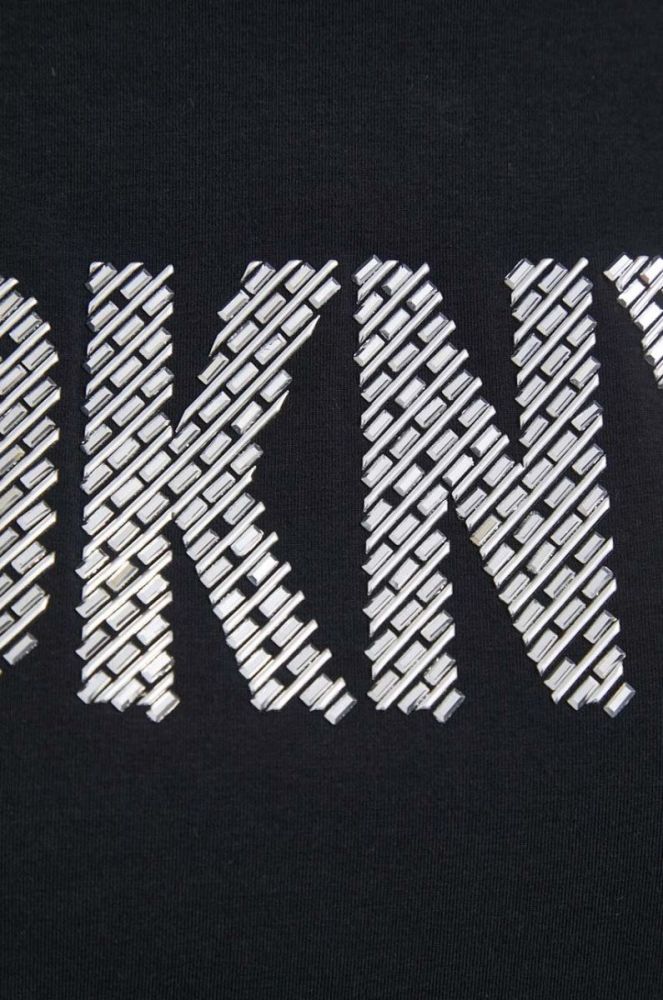 Футболка Dkny жіночий колір чорний (3474858) фото 5