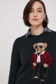 Бавовняний светр Polo Ralph Lauren колір чорний (3645606)