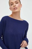 Вовняний светр MAX&Co. жіночий колір синій легкий (3622507)