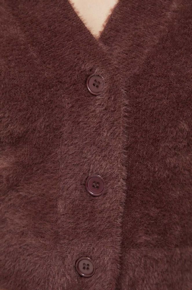 Джемпер Guess Originals жіночий колір коричневий фото 5