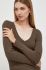 Светр Morgan жіночий колір зелений легкий (3676662)