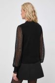 Светр Morgan жіночий колір чорний легкий (3679387)