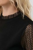 Светр Morgan жіночий колір чорний легкий (3679387)