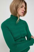 Светр Morgan жіночий колір зелений легкий гольф