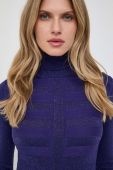Светр Morgan жіночий колір фіолетовий легкий гольф (3648633)