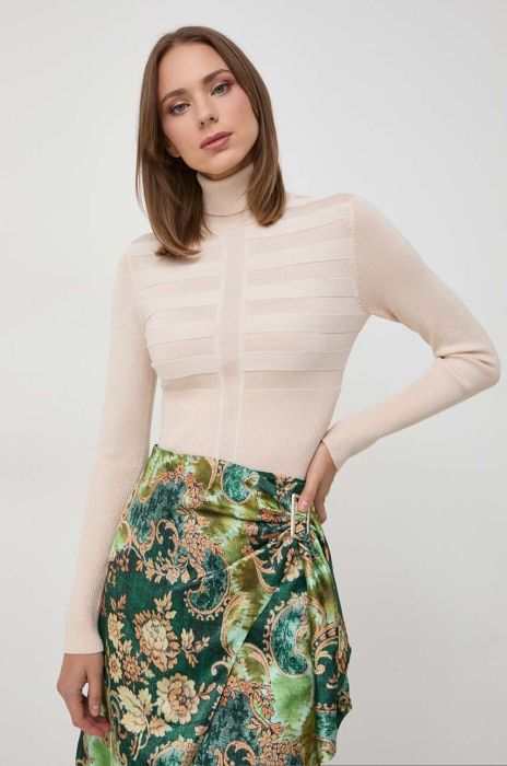 Светр Morgan жіночий колір бежевий легкий гольф (3639417)