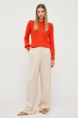 Светр з домішкою вовни Morgan жіночий колір помаранчевий легкий