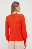 Светр з домішкою вовни Morgan жіночий колір помаранчевий легкий