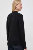 Светр Morgan жіночий колір чорний легкий півгольф (3684002)