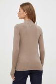 Светр Morgan жіночий колір бежевий півгольф (3686883)