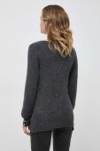 Светр з домішкою вовни Morgan жіночий колір сірий легкий